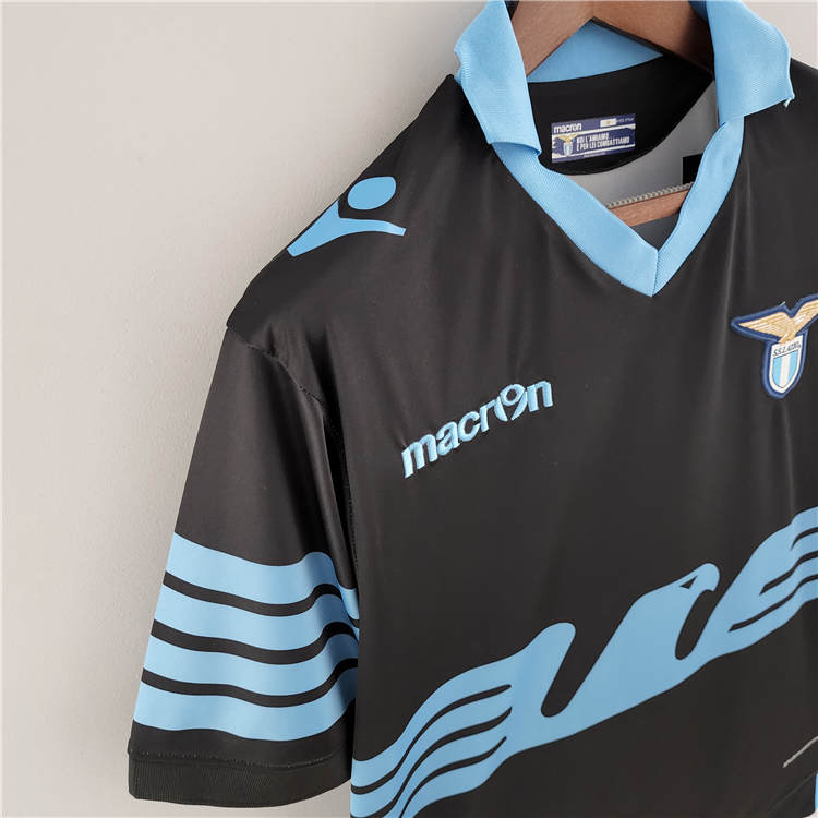 1516 Lazio Retro Away Blue Soccer Jersey Football Shirt - Official