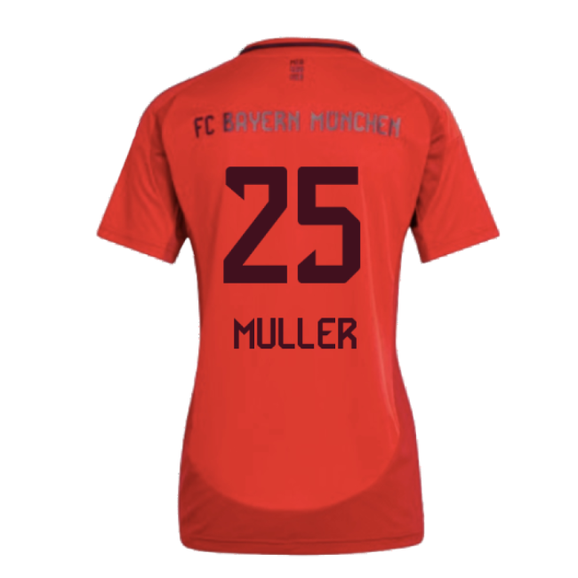 2024-2025 Home Shirt by Bayern Munich (Ladies