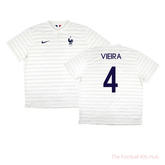 France 2014-15 Away Shirt ((Very Good) XXL) (Vieira 4)