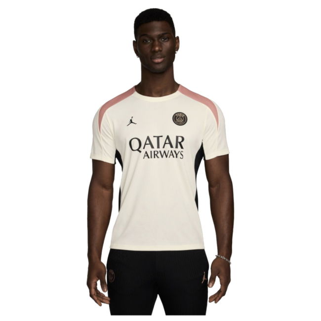 2024-2025 PSG Strike Dri-FIT Training Shirt (White) (D.Doue 14)
