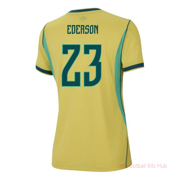Ederson #23 2026-2027 Brazil Home Shirt Stadium Edition