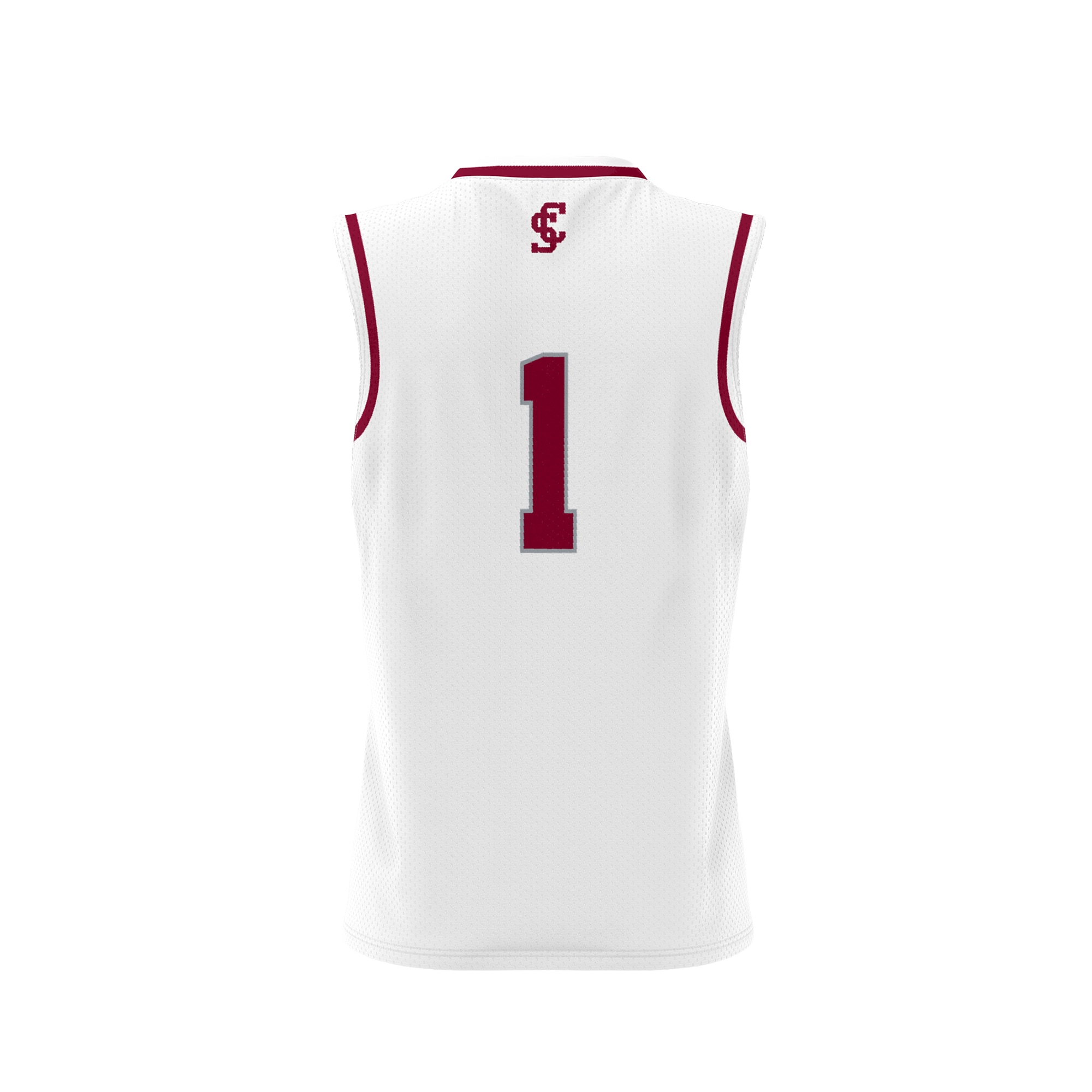 [NJP] Santa Clara Broncos GameDay Greats Youth Lightweight Collegiate Basketball Fashion Jersey - White
