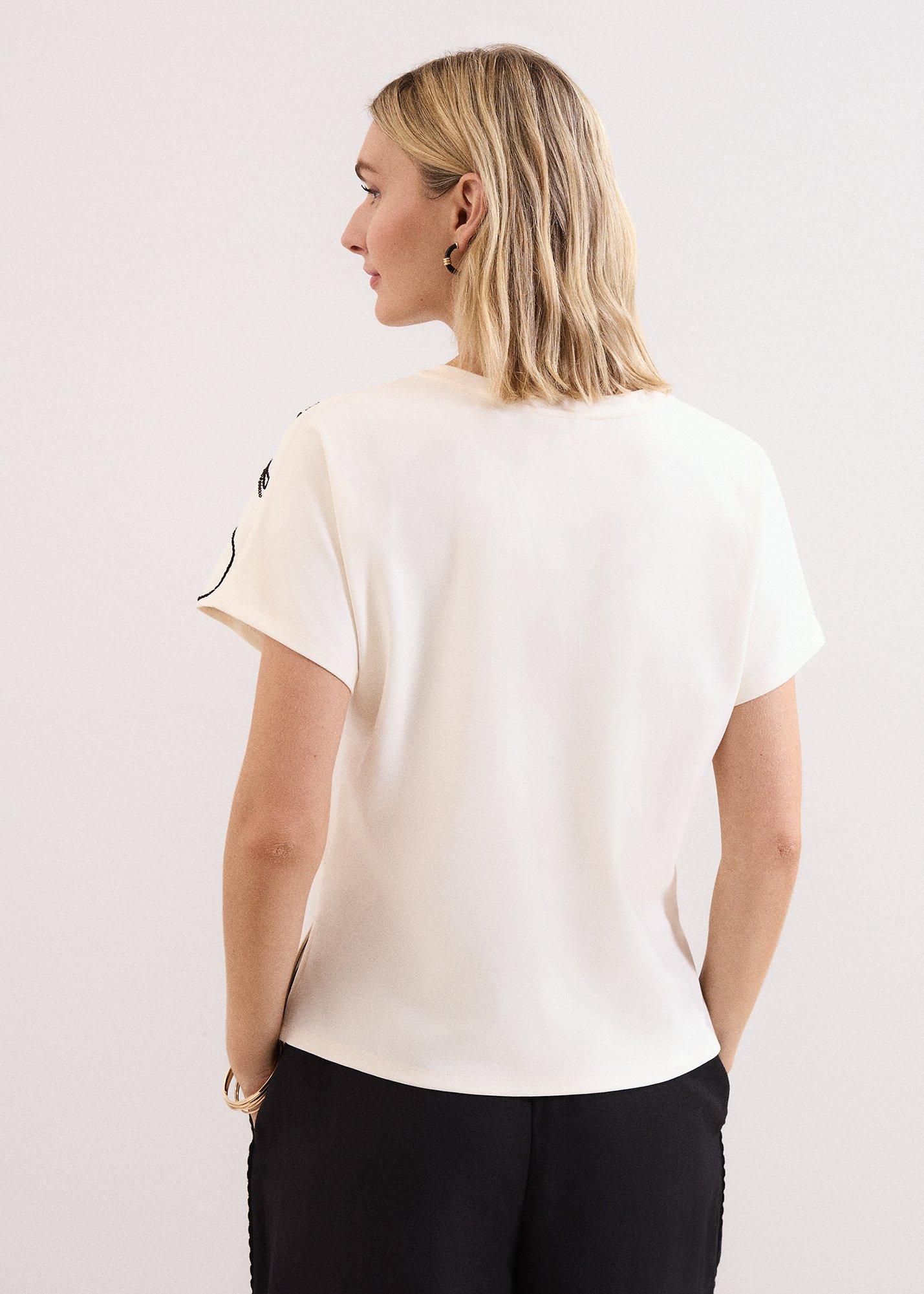 Malani Embroidered Short Sleeve T-Shirt