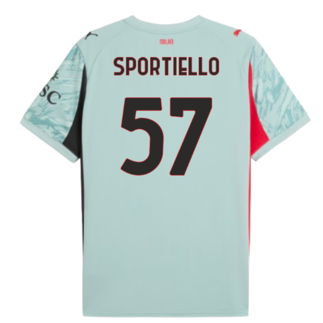 2025-2026 AC Milan Home Goalkeeper Shirt (Modern Mint) (SPORTIELLO 57)