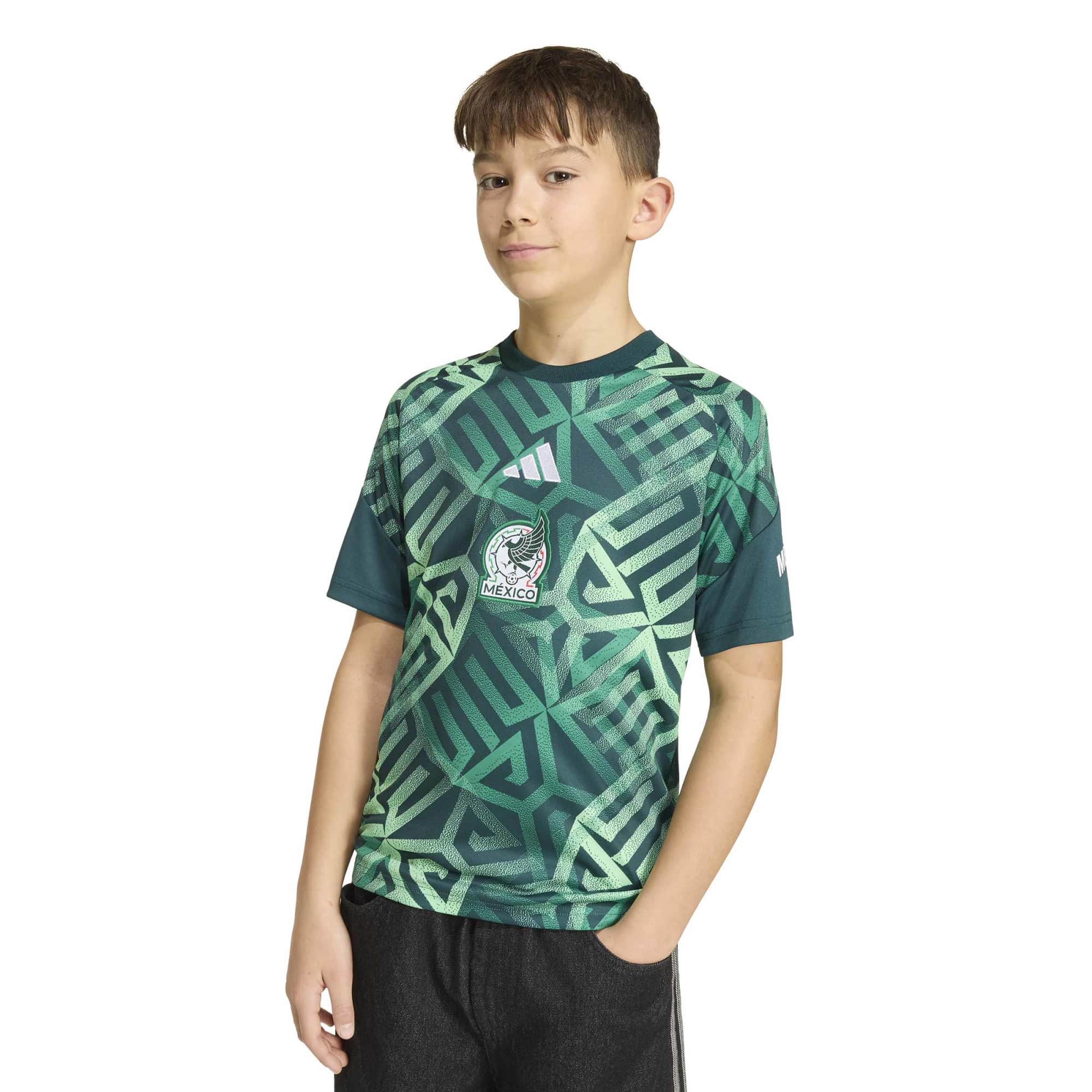 [JED] Mexico National Team Youth 2026 Pre-Match Jersey Top - Green
