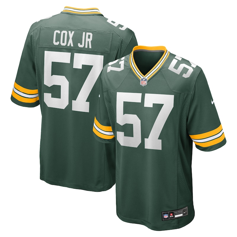 None Brenton Cox Jr. GB Packers Stylish Game-Ready Jersey for NFL Fans