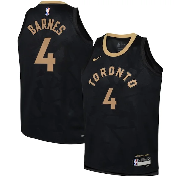 Scottie Barnes TOR Championship Team Jersey - Black - Licensed Product