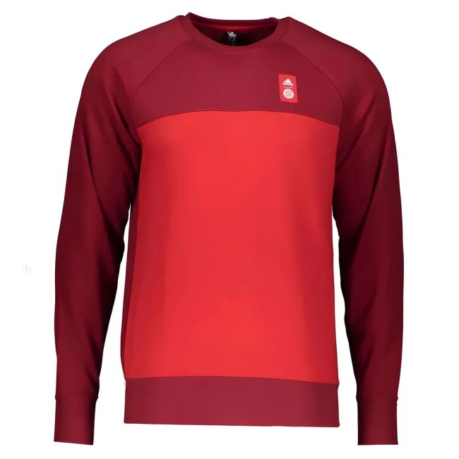 2021-2022 Shirt by Bayern Munich Graphic Crew Sweat (Men