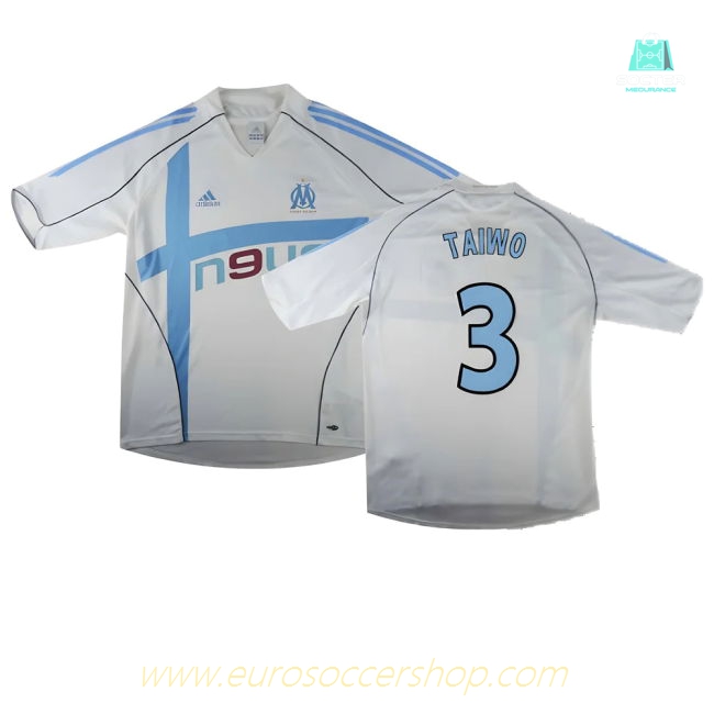 Marseille 2004-05 Home Shirt ((Excellent) L) (Taiwo 3)