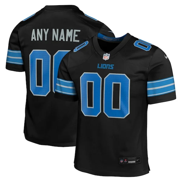 None Game NFL Jersey - Black | Top-Grade Football Apparel | NFL Footba