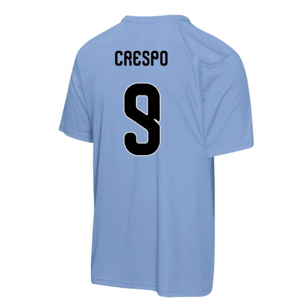 Argentina 2026 T-Shirt Crespo #9 Country Football Kit FIFA Blue