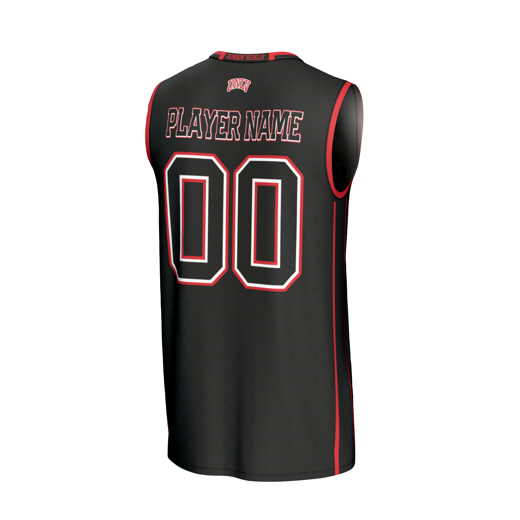 [NJP] UNLV Rebels GameDay Greats Youth Men's Basketball NIL Pick-A-Player Lightweight Men's Basketball Fashion Jersey - Black