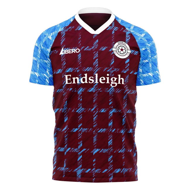 Burnley official style Home Kit 2025-2026 (Adult