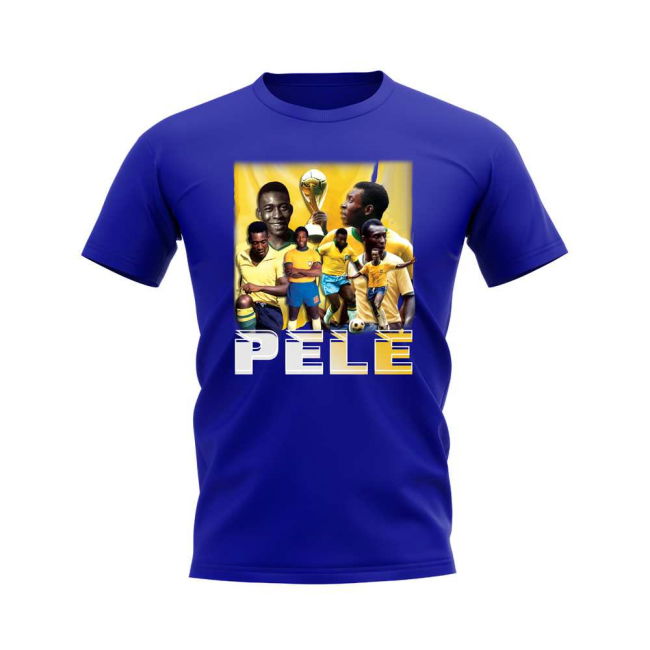 Replica Pele Bootleg T-Shirt (Blue) High Cup Replica Player