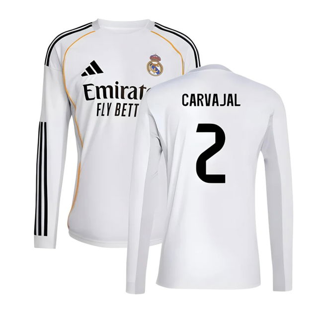 2025-2026 RM Home Football Shirt (Carvajal 2) Antibacterial
