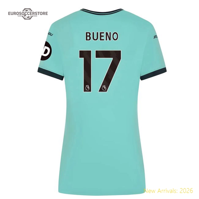 2025-2026 Wolves Away Fan Version Womens Shirt Game Day Outfit