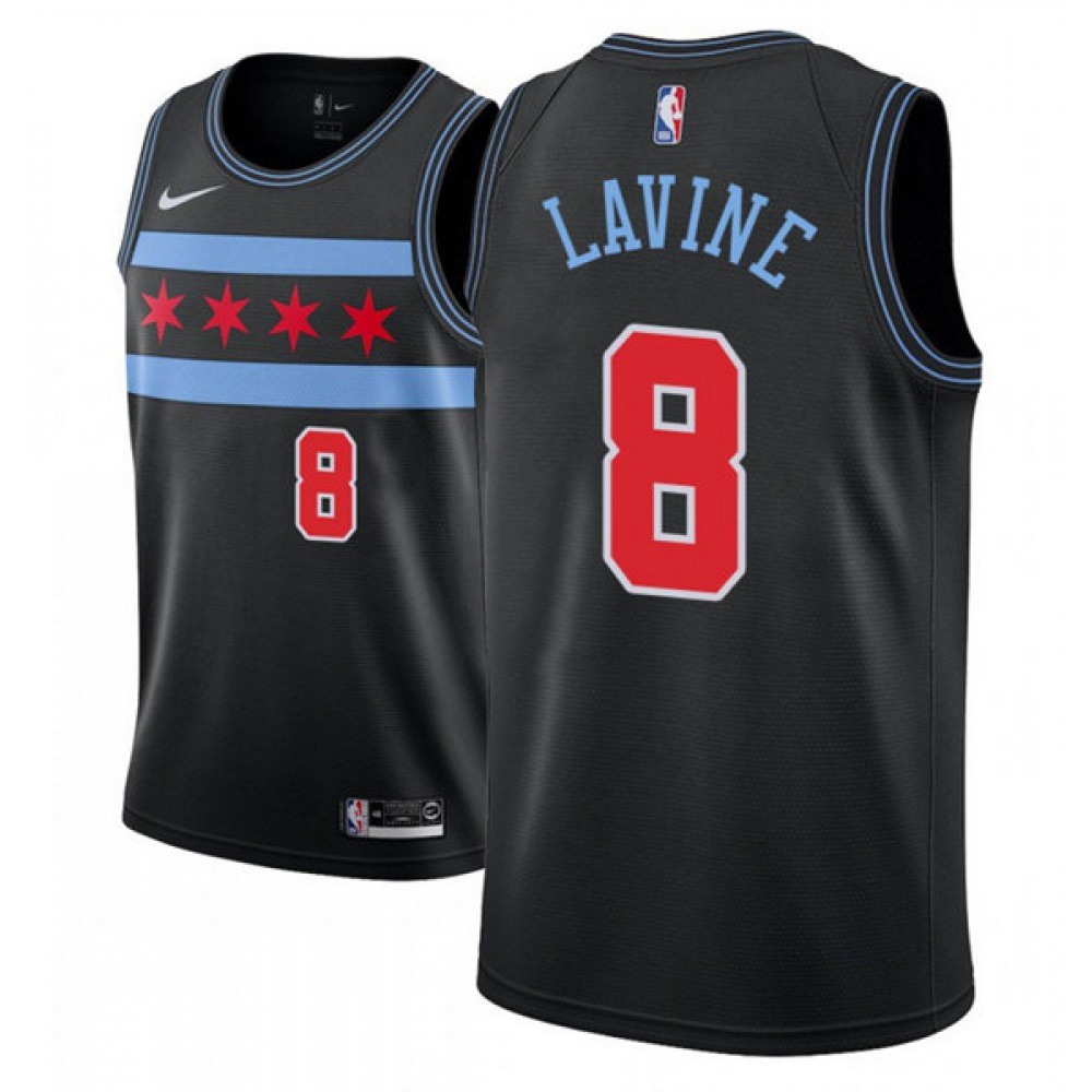 Premium Chicago Bulls Zach LaVine8 Jersey Black - Fan Favorite