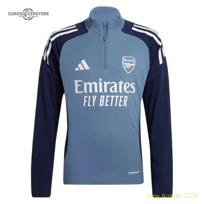 2025-2026 Arsenal Training Top (Blanch Blue) - Kids