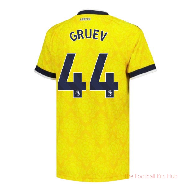 Leeds United Away Shirt Gruev #44 2026-2027 Football Kit