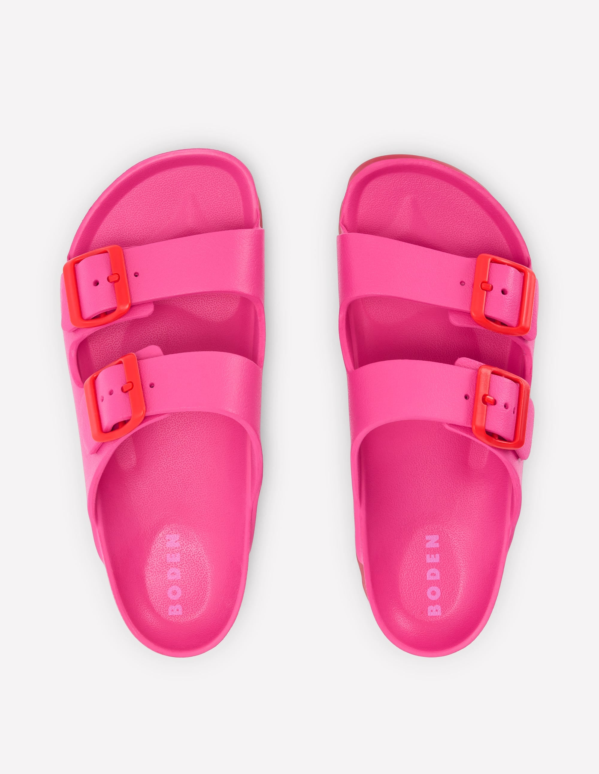 Lyla Double Buckle Sliders