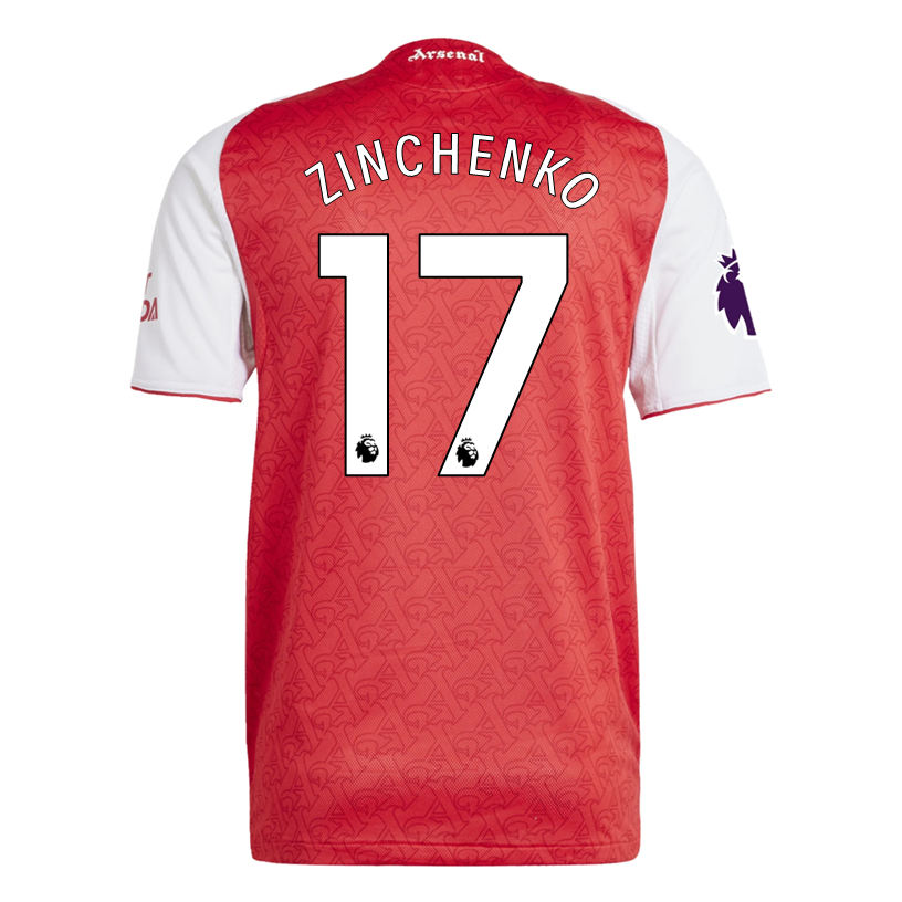 Arsenal Zinchenko 2025-2026 UCL Home Jersey – Authentic Shirt