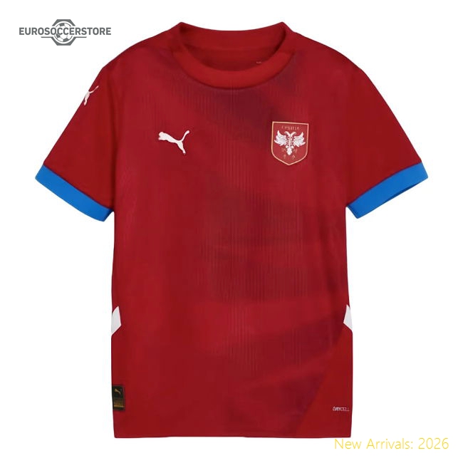 2024-2025 Serbia Home Shirt (Kids) (Mitrovic 9)