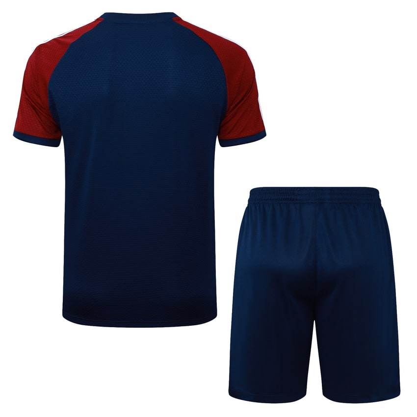 Arsenal 2025 2026 Blue Red Jersey Shorts Kit