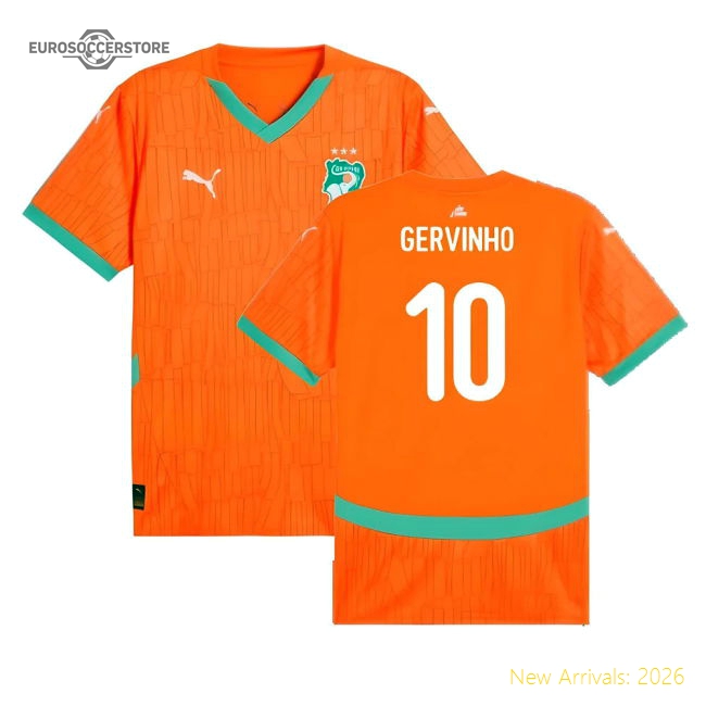 Highperformance Ivory Coast 20242025 Home Shirt () Sleek