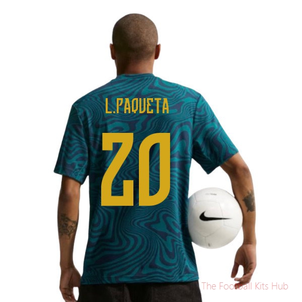 Performance Brazil Primary Dri-Fi 2026-2027 T-Shirt (L.Paqueta 20)