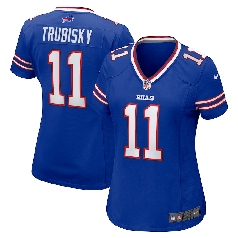 None Mitchell Trubisky BUF Bills Premium-Quality Authentic Jersey