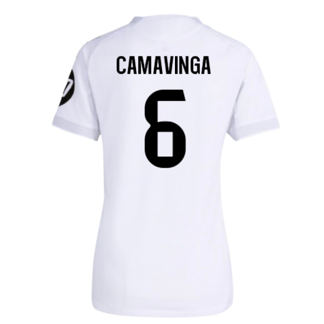 2025-2026 Madrid Real Madrid Home Kit Shirt (Womens) (Camavinga 6)