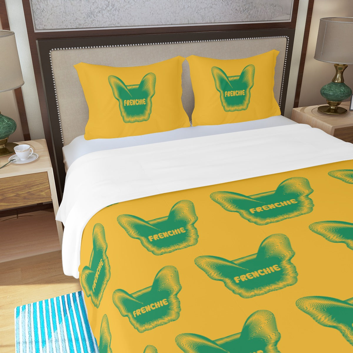 Outdoor-Adventure Belle- Bedding Set for Bulldog Owners Comfortable