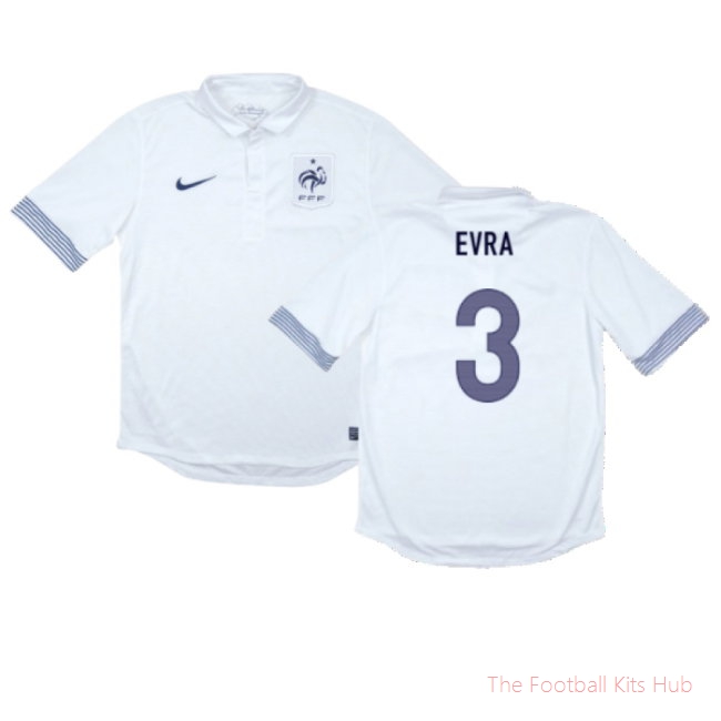 France 2012-13 Away Shirt (Excellent) (EVRA 3)