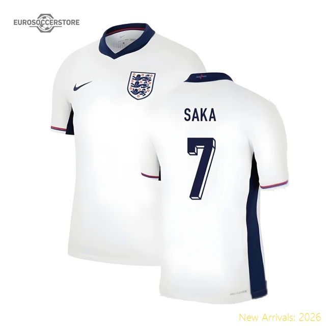 England 2024-2025 High-performance Home Jersey - Sleek Fashion-forward