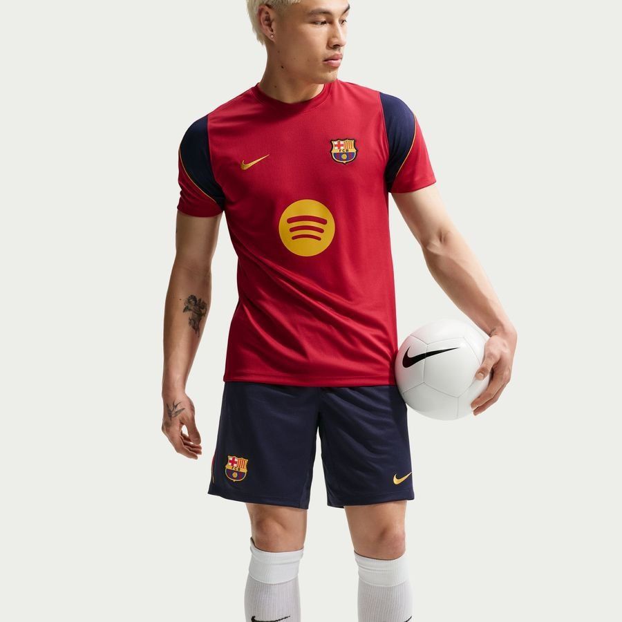 [EFKS] Barcelona Shorts Dri FIT Strike Blackened Blue/Noble Red/Mineral Training