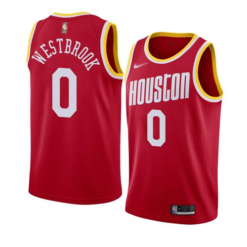 Pro Series Houston Rockets Russell #0 NBA Team Jersey Basketball