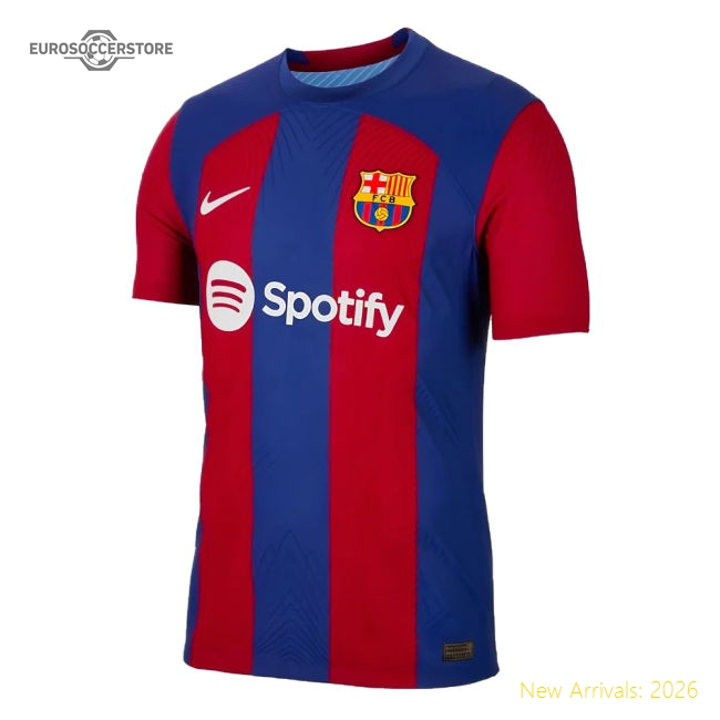 Outstanding 2023-2024 Barca Authentic Main Jersey (lewandowski 9)