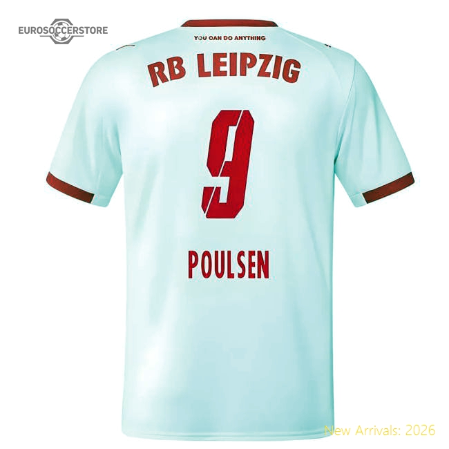 2025-2026 Red Bull Leipzig Home Shirt (Poulsen 9)