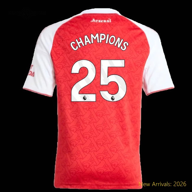 2025-2026 Arsenal Kids Soft Champions Jersey Kids-safe Technology