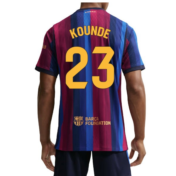 [JGK] 2026-2027 Barcelona Authentic Aero-Fit Match Home Shirt (Kounde 23)