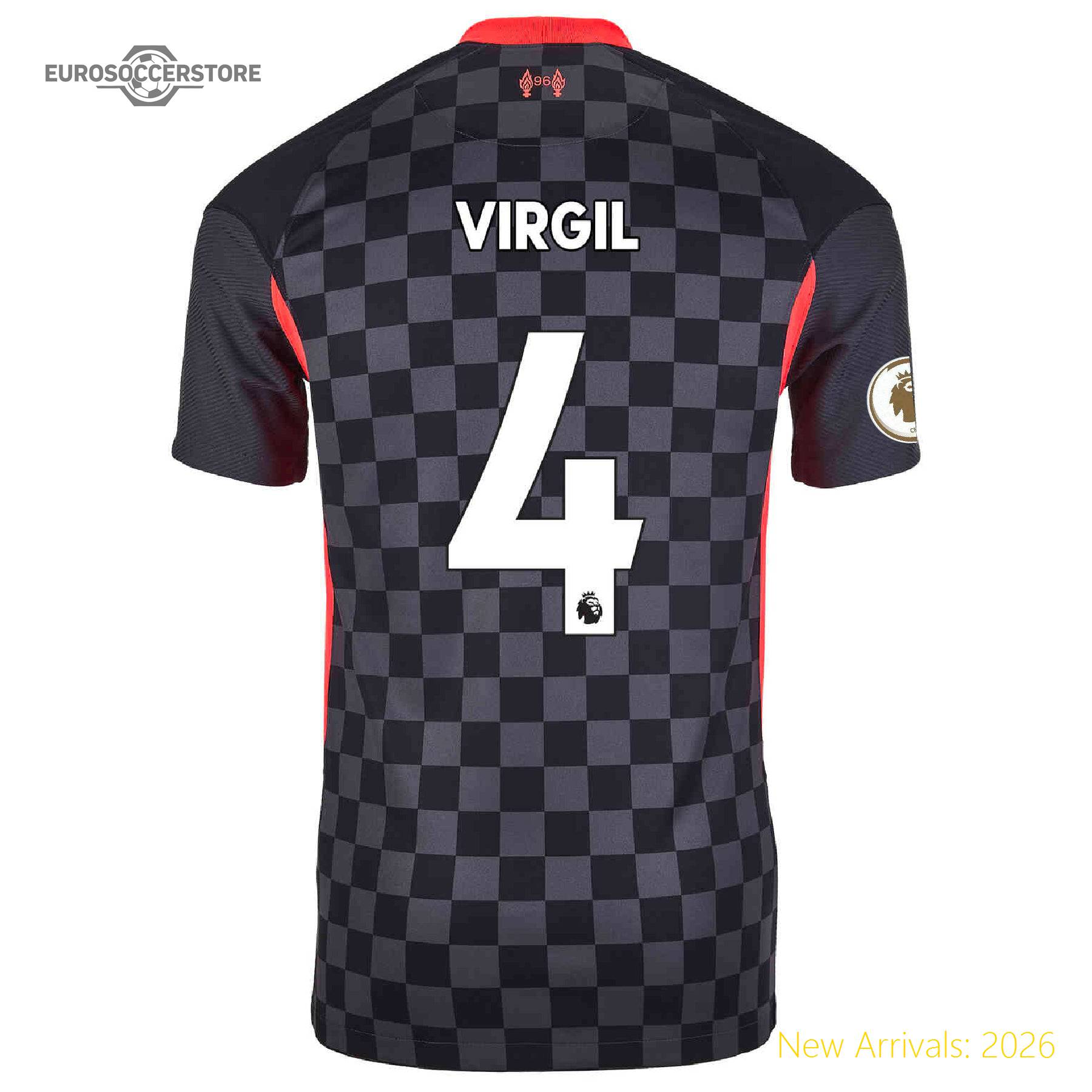 Eye-catching Adult Liv Virgil Van Dijk Third Official Jersey 2020