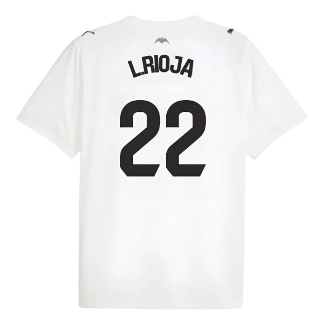Rioja 22 Genuine 2025-2026 Valencia Spanish League Home Strip
