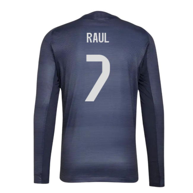 2025-2026 RM Away Classic Football Shirt (Raul 7) Lightweight