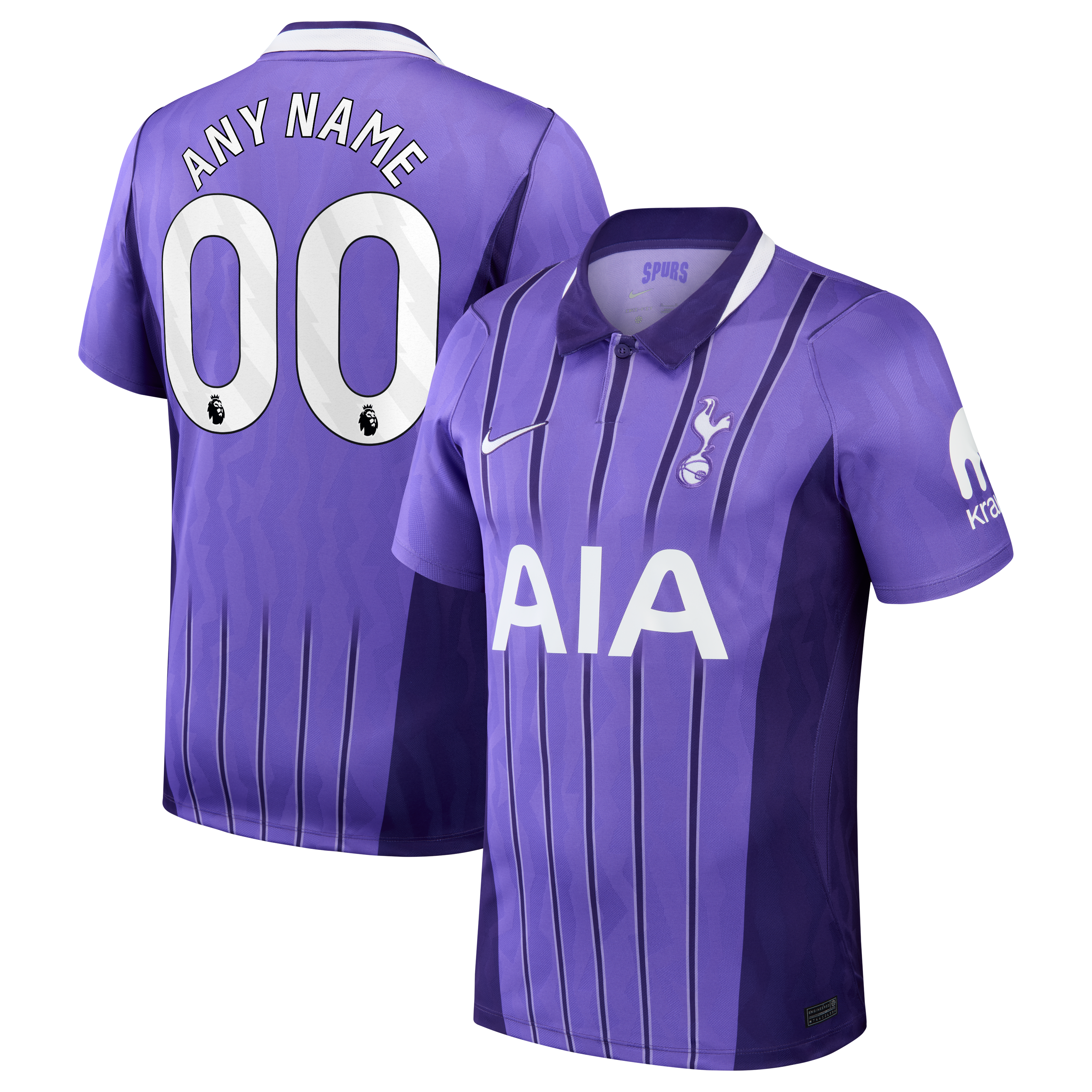 [JED] Tottenham Hotspur 2026/27 Third Stadium Replica Custom Jersey - Purple