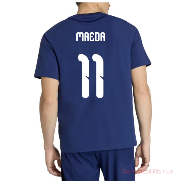 Japan Travel Tiro T-Shirt Maeda #11 2026-2027 National Team Jersey Blue