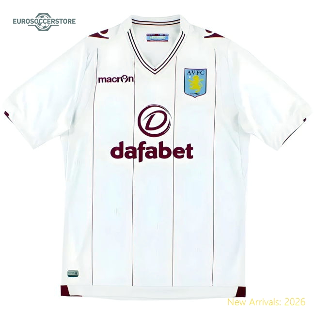 Aston Villa Children 2014 Away Jersey Shirt #15 Football Fan Apparel