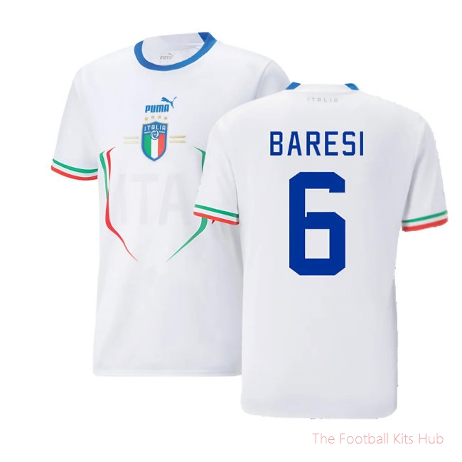 2022-2023 Italy Away Shirt (BARESI 6)
