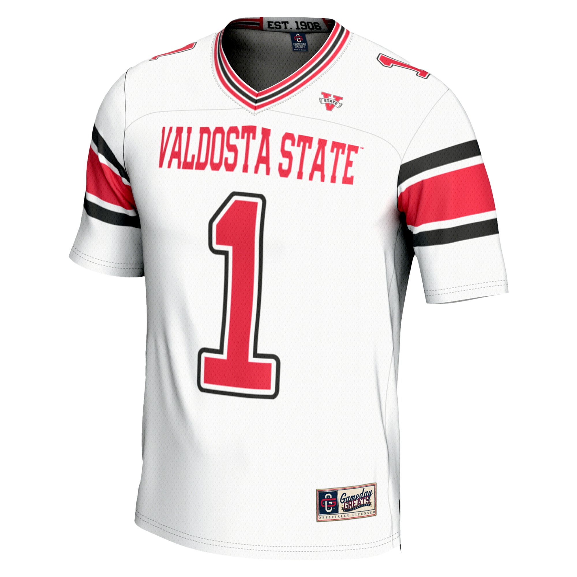 #1 Valdosta State Blazers GameDay Greats Youth Endzone Football Jersey - White