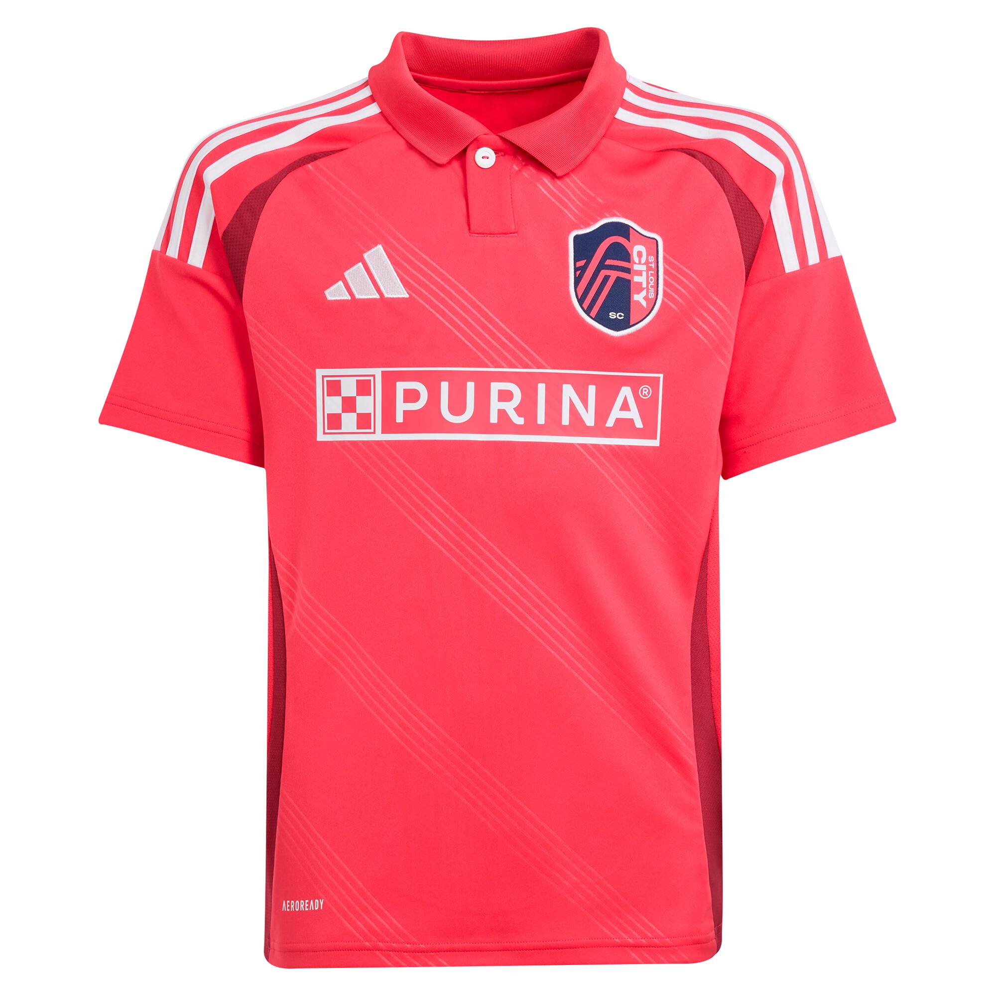 [SJH] Marcel Hartel St. Louis City SC Youth 2025 Forever CITY Red Replica Player Jersey - Red