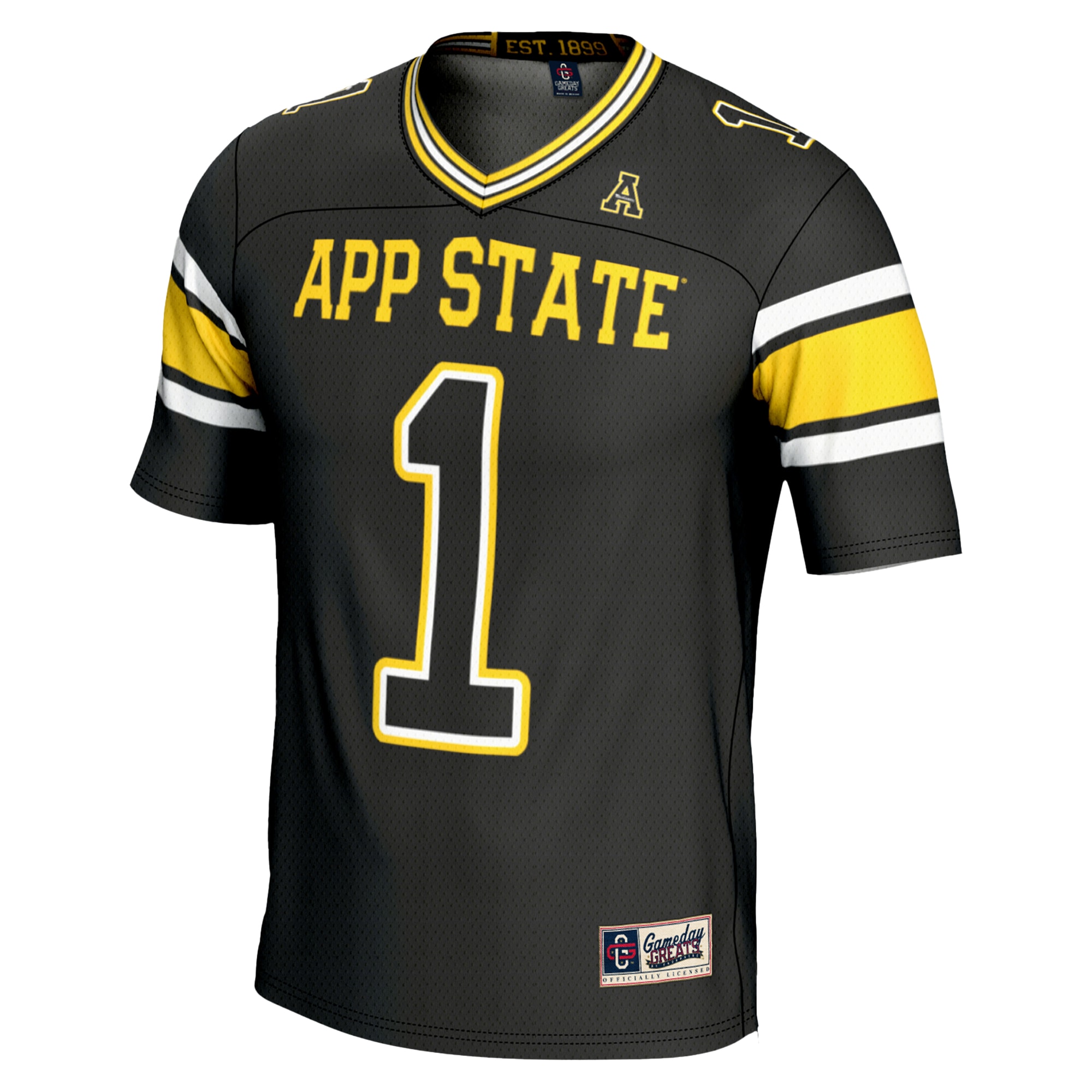 Appalachian State Mountaineers #1 Football Jersey - Black | Stadium Series 2026